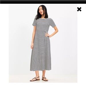 Loft petite Maxi Tee A line dress